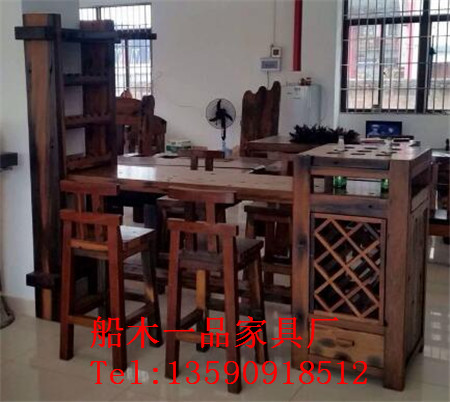船木一品家具老船木吧臺