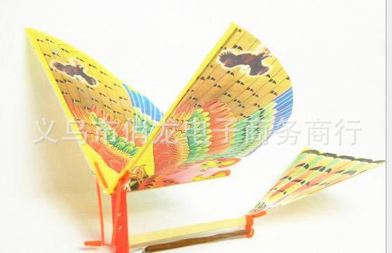 地?cái)偼婢吣Ｐ蜔豳u(mài)  紙制手動(dòng)玩具模型可調(diào)節(jié)飛行飛鳥(niǎo) 3D飛鳥(niǎo)玩具