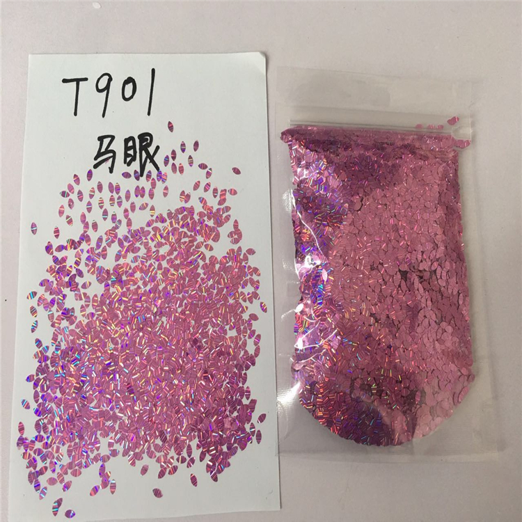 廠家新品供應鐳射3mm馬眼系列金蔥片