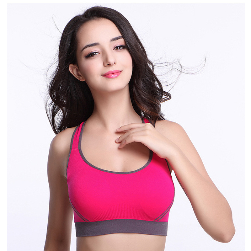 交叉美背瑜伽防震跑步無鋼圈運(yùn)動(dòng)文胸 無痕聚攏睡眠內(nèi)衣 交叉瑜伽防震跑步無鋼圈運(yùn)動(dòng)文胸
