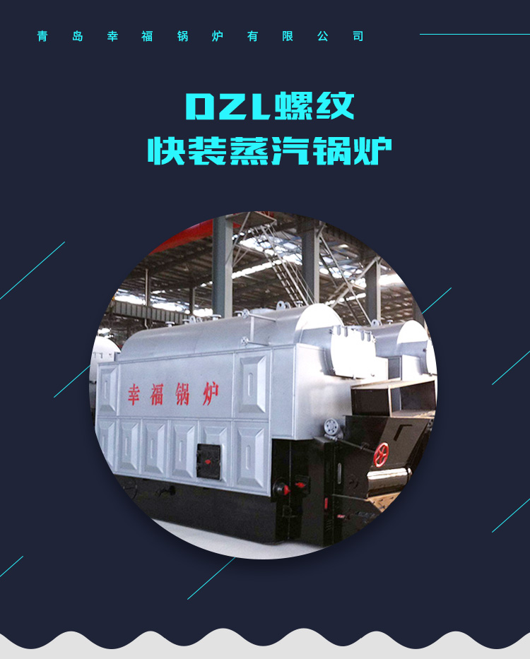 青島幸福牌臥式蒸汽鍋爐  電熱蒸汽鍋爐廠家  DZH型臥式蒸汽鍋爐