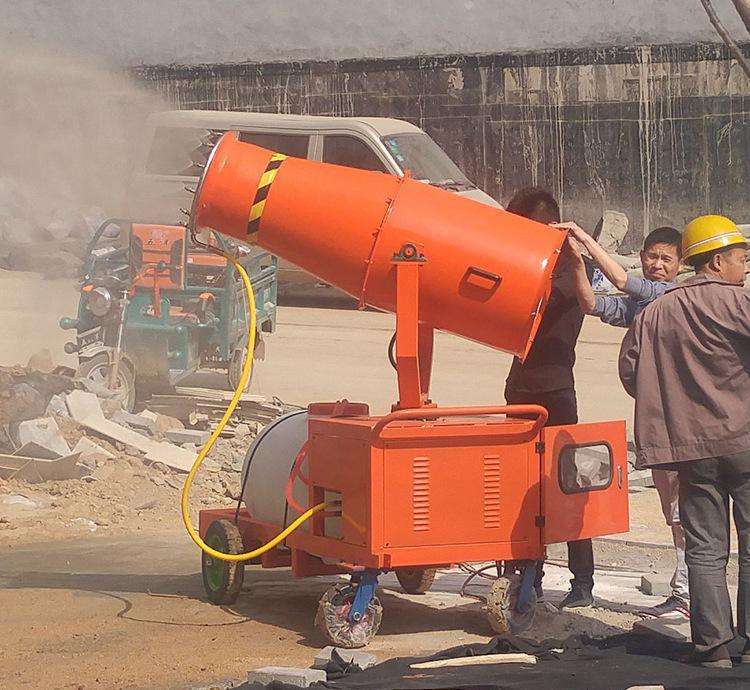 樂平采礦除塵使用霧炮機眾曉噴霧機