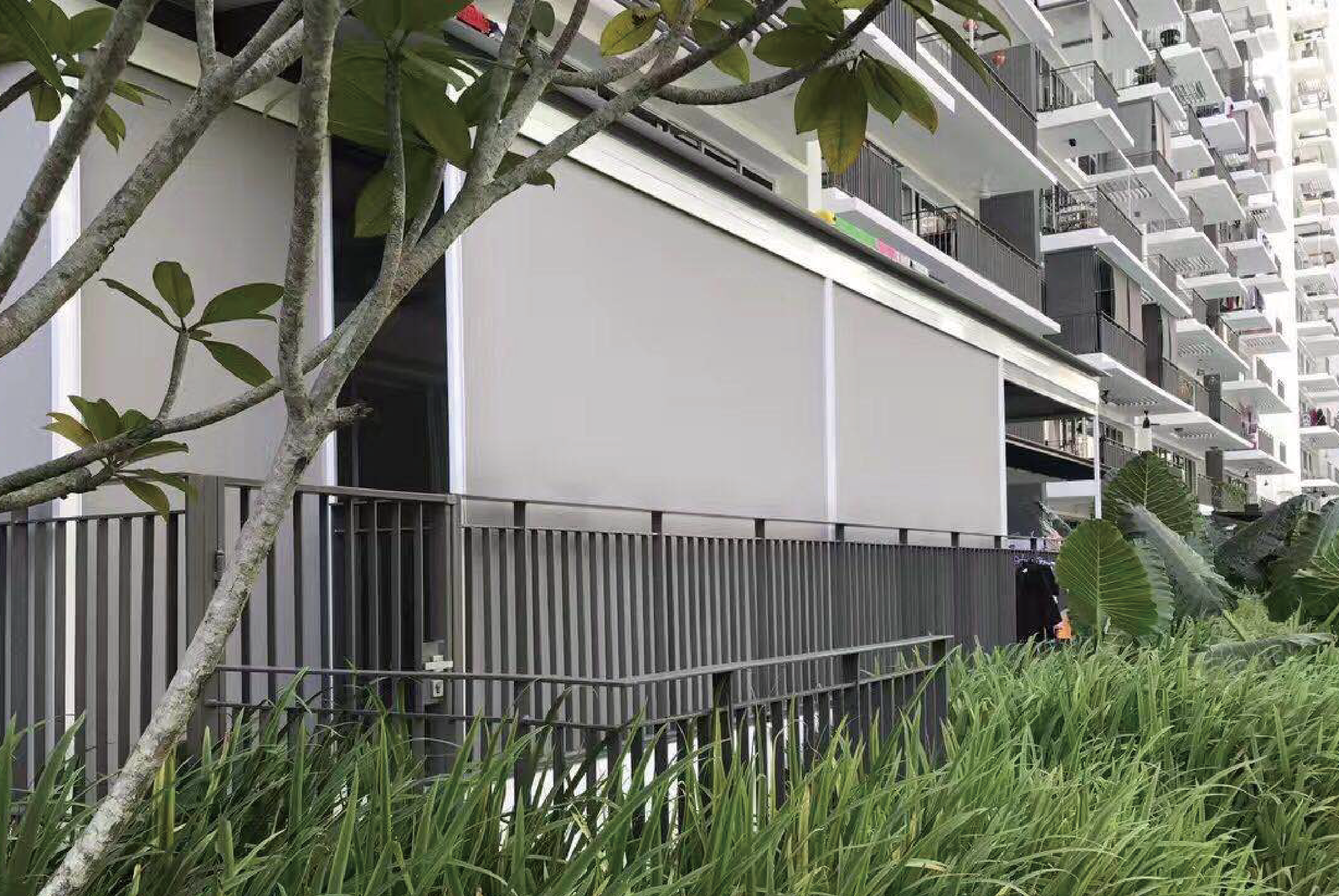 拉鏈防風卷簾電動手動