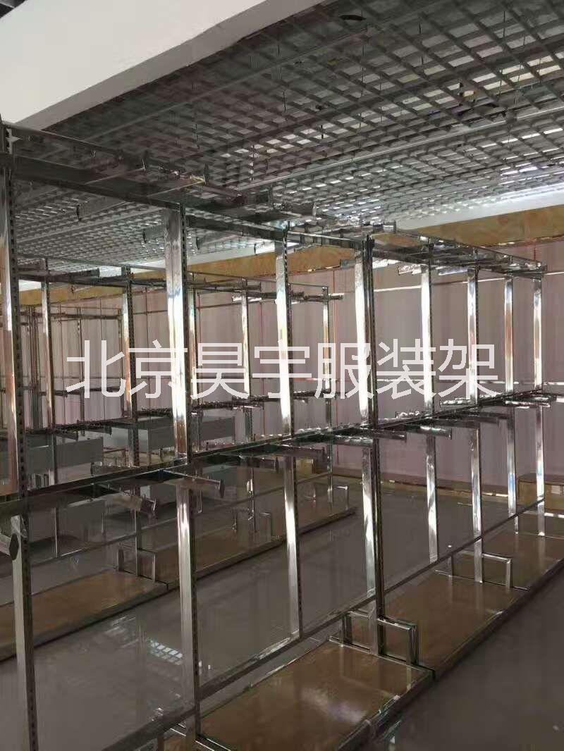供應(yīng)加粗加厚展示架丨北京衣架生產(chǎn)廠家丨北京不銹鋼衣架價(jià)格
