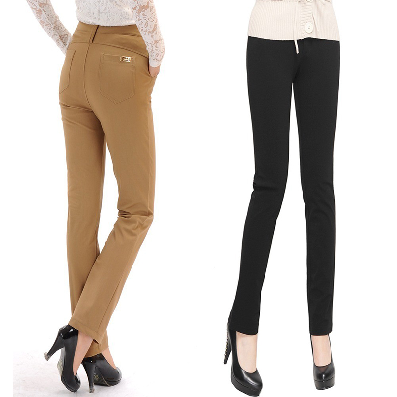 *女士褲 女裝休閑褲子 修身顯瘦彈性好 新款女裝商務(wù)褲