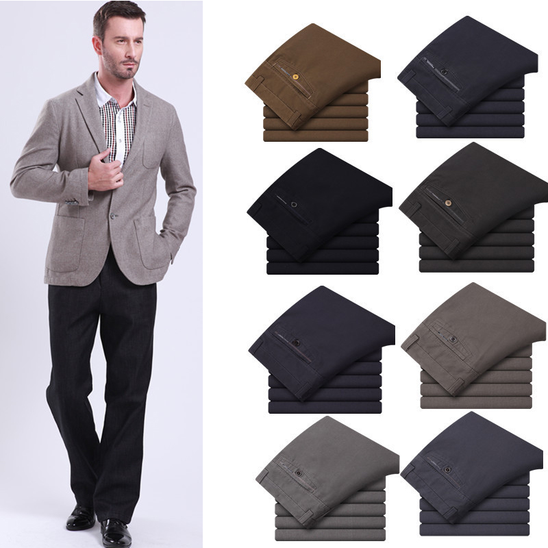 男款商務(wù)褲 修身型男款商務(wù)正裝褲子 休閑職業(yè)西服褲直銷批發(fā)