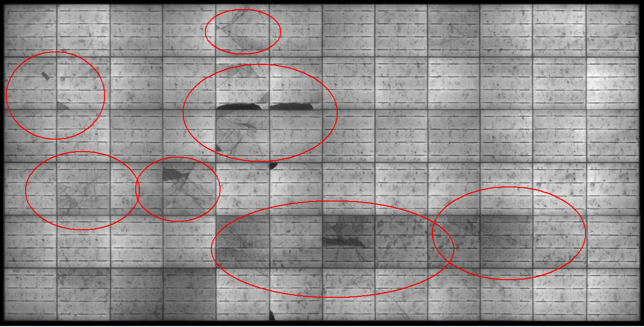 昆山貿(mào)易公司現(xiàn)場組件抽檢EL檢測來料EL檢測服務(wù)EL設(shè)備租賃