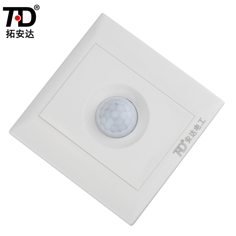 拓安達(dá)AC220V人體紅外線感應(yīng)開關(guān) 樓道 衛(wèi)生間 走廊 墻壁開關(guān) 人體感應(yīng)器 人體感應(yīng)開關(guān)220V