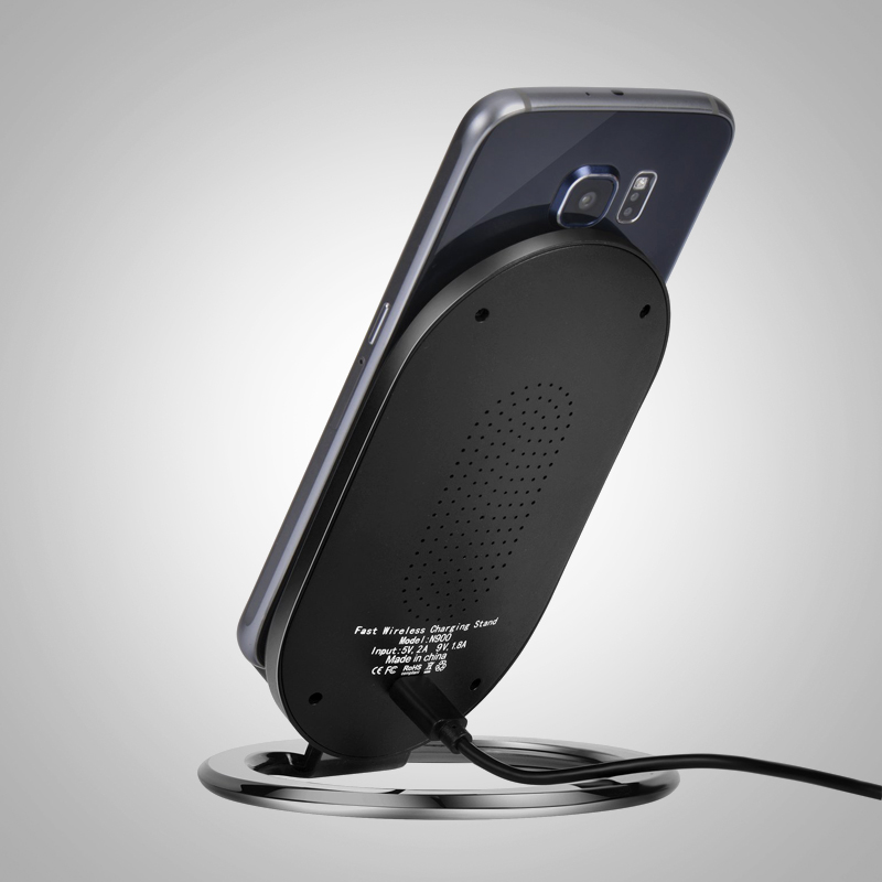 N900立式無(wú)線充電器爆款現(xiàn)貨9v快充iphone8無(wú)線充電器 無(wú)電池手機(jī)QI無(wú)線充多功能定制