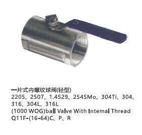 一體式內(nèi)螺紋球閥