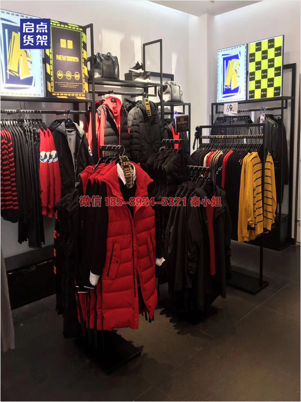 男裝貨架 廣州貨架廠 萊克斯頓服裝貨架 KM服裝貨架