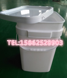 供應(yīng)大口8加侖塑料方桶 30L塑料方桶 30升KG公斤塑料長方口塑料桶