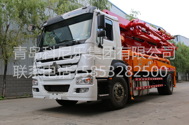 豪沃34米泵車