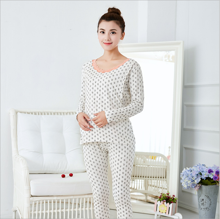 成都哺乳衣批發(fā)廠家 成都竹棉秋衣套裝價(jià)位 成都長(zhǎng)袖圓領(lǐng)產(chǎn)后竹棉秋衣 成都竹棉秋衣套裝批發(fā)