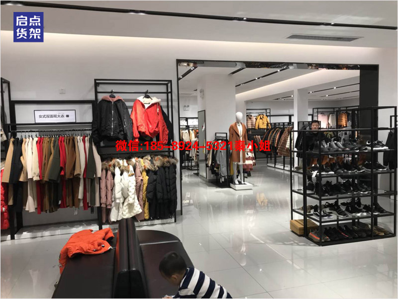 KM快時(shí)尚男裝貨架 KM快時(shí)尚服裝貨架 女裝商品陳列架