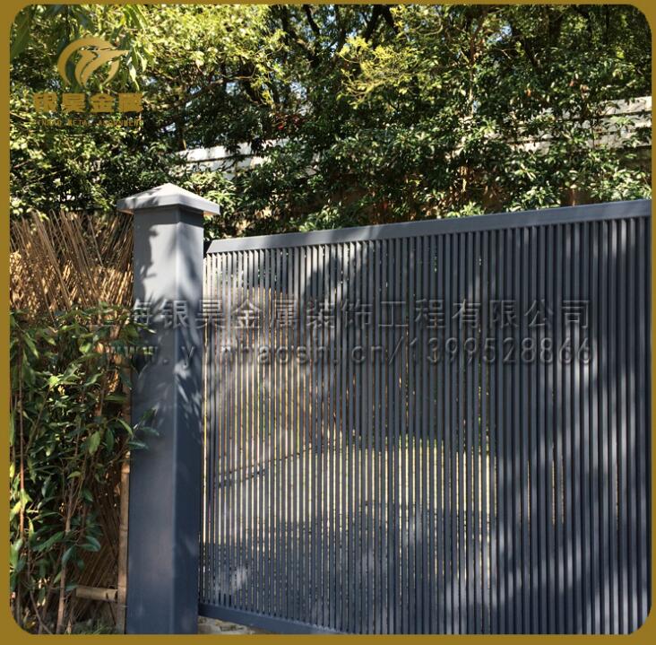 供應(yīng)電動鐵藝大門遙控電動大門自動鐵藝大門*別墅遙控門