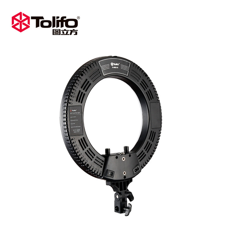 主播環(huán)形外拍燈R-40B AC自拍數(shù)碼led攝影攝像美顏柔光燈