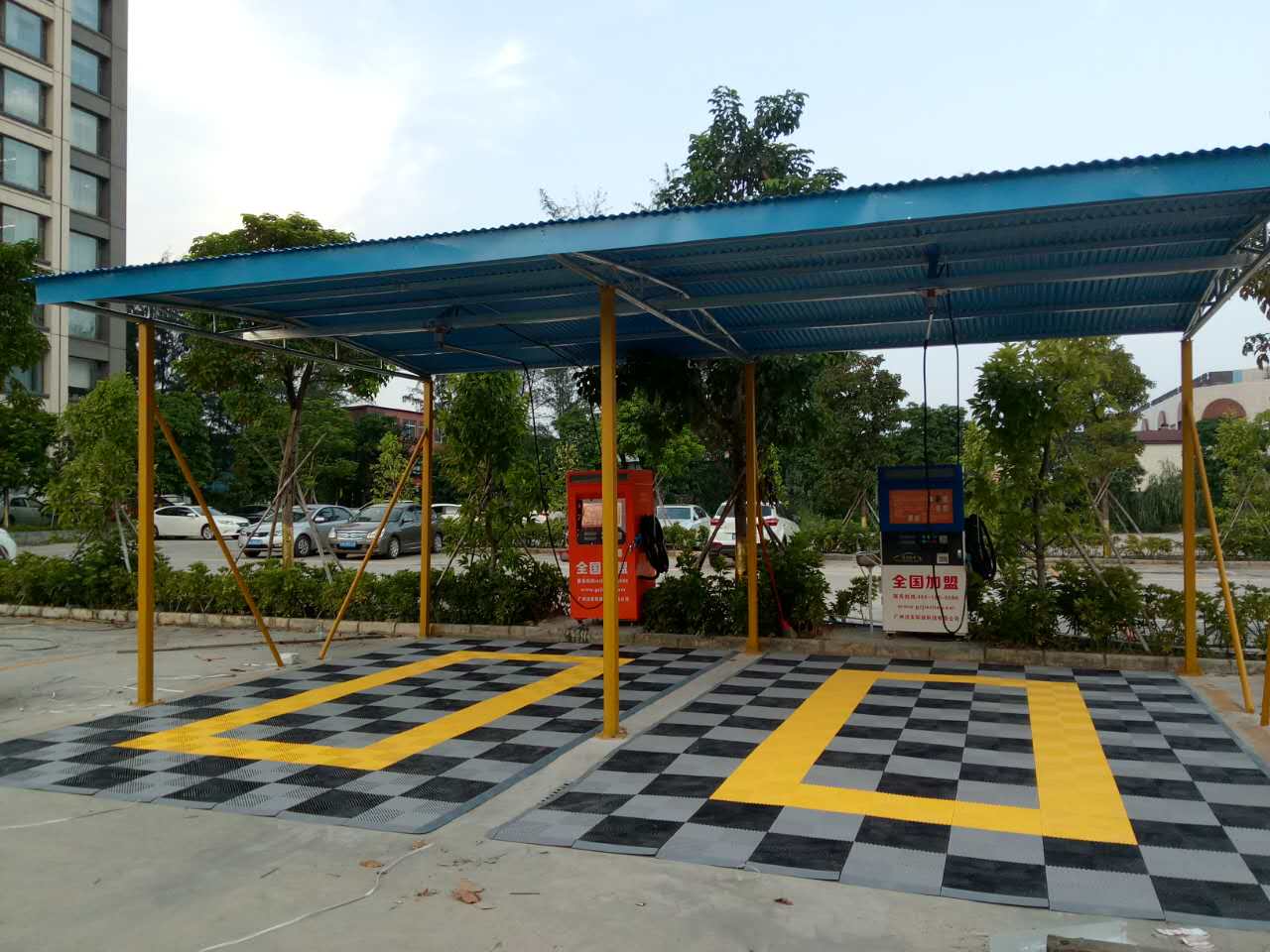 潔車自助洗車機 刷卡洗車 微信洗車 智云e潔車自助洗車機