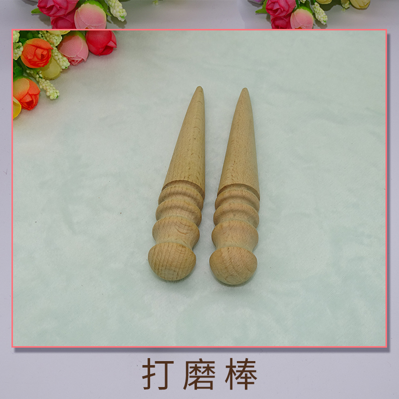 龍門朝歌木藝打磨棒定制 竹木制品 皮革拋光手工打磨棒 實(shí)木棒