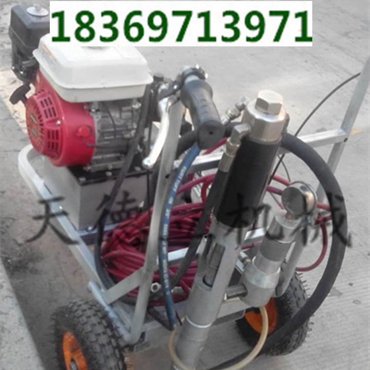 ZS單槍雙槍液壓柱塞泵劃線機(jī) 冷噴標(biāo)線漆噴涂機(jī)  手推常溫冷噴劃線機(jī)