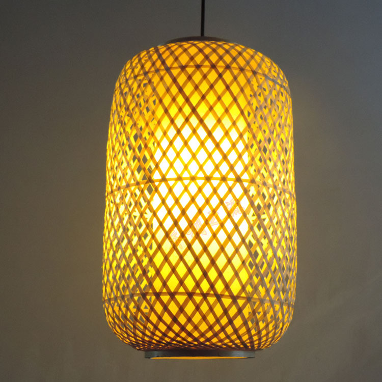 酒店工程燈仿古竹藝餐廳陽臺吊燈籠 現(xiàn)代竹編燈