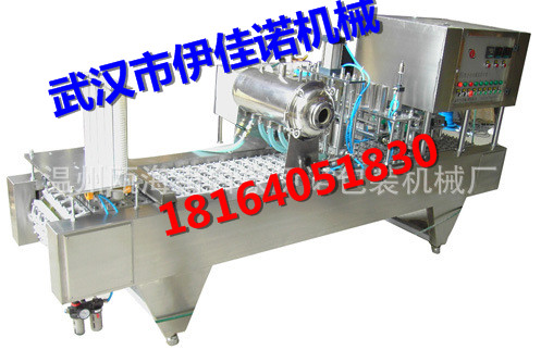 全自動酸奶灌裝封口機 瓶裝牛奶自動封口機