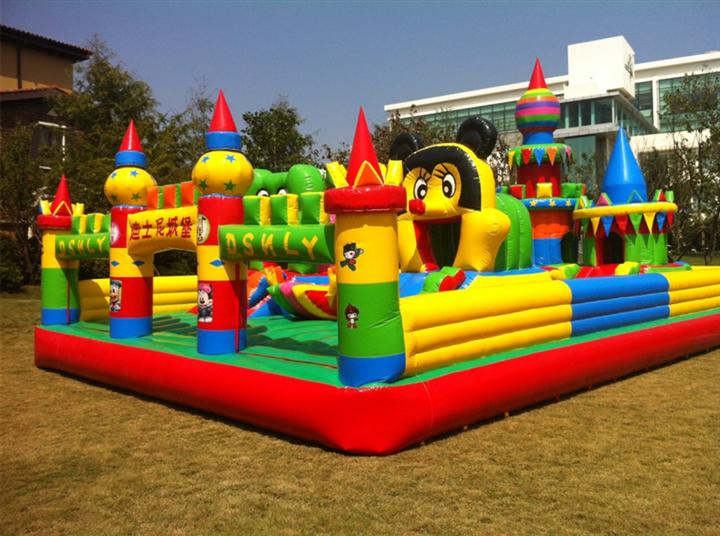 水上樂(lè)園 充氣城堡 大型充氣滑梯 充氣水池 支架泳池