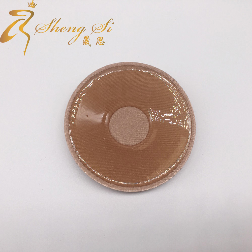 隱形布面硅膠乳貼防凸點透氣花瓣圓形超薄防走光乳貼胸貼內(nèi)衣