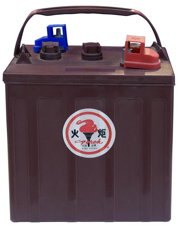 廠家直銷觀光車蓄電池 3DG-230 觀光車電池 6V230AH 火炬蓄電池 電動游覽車電瓶 火炬電瓶