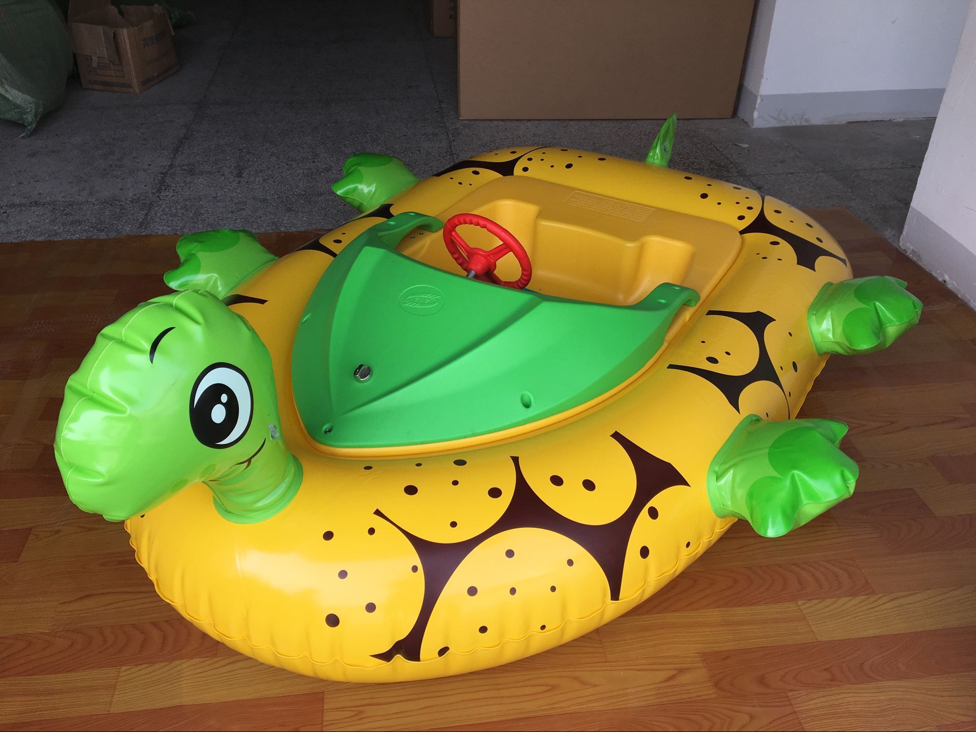 水上充氣電動碰碰船 卡通造型