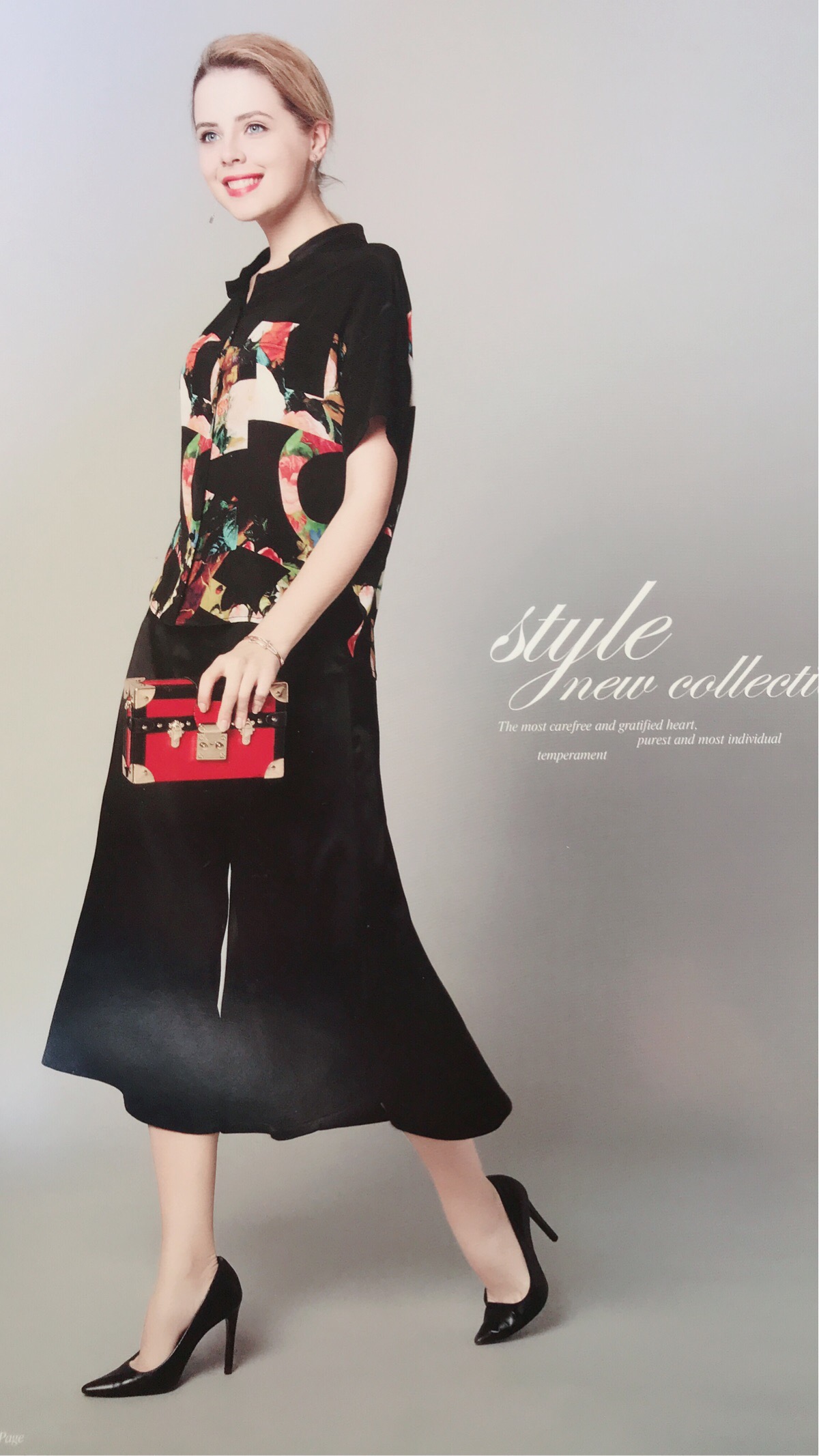 京派草葉集18夏，桑蠶絲冰絲連衣裙，另有莫名凱倫詩尋千雨谷可