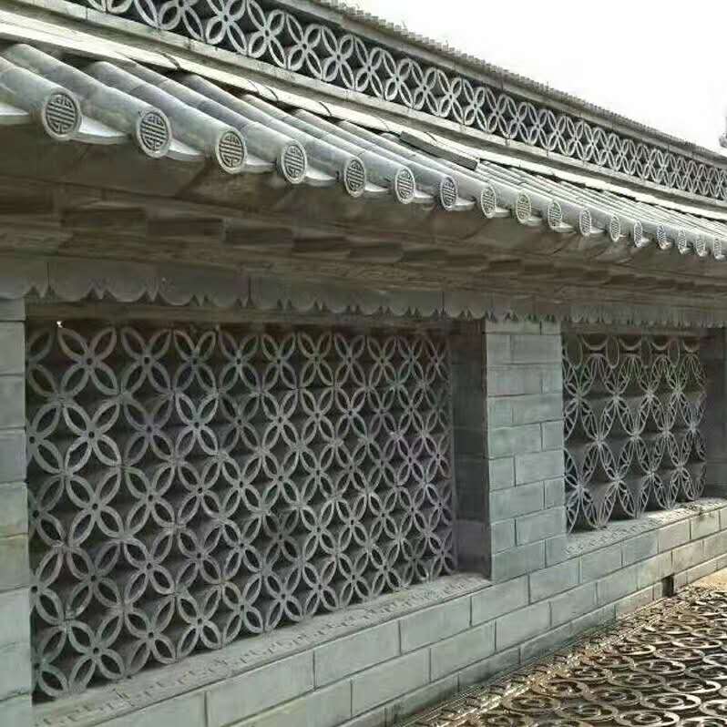 窗花磚 仿古瓦琉璃瓦青磚青瓦S瓦窗花磚雕