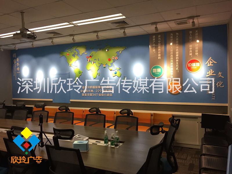 深圳龍華辦公室文化墻設(shè)計制作