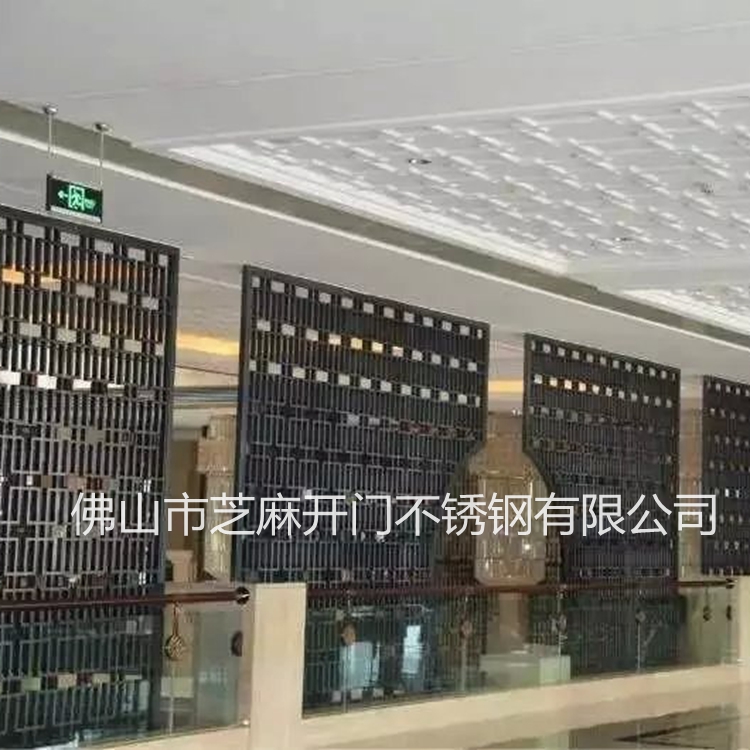 酒店外墻裝飾屏風 供應KTV不銹鋼屏風電鍍玫瑰金不銹鋼屏風