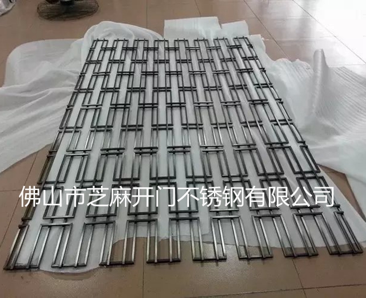 定制酒店臥室屏風(fēng)客廳屏風(fēng)酒店裝飾花格屏風(fēng)家裝辦公樓不銹鋼隔斷佛山