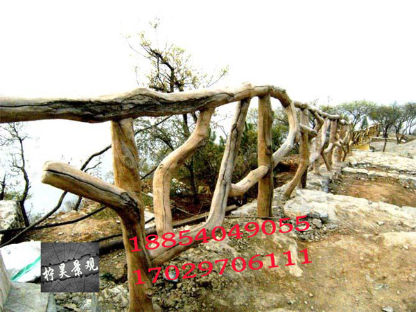 水泥仿木欄桿制作廠家、水泥仿木欄桿價格
