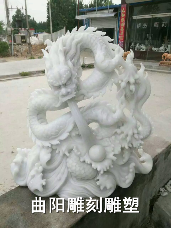 石雕龍_石頭雕刻龍雕塑廠家_石雕龍價格