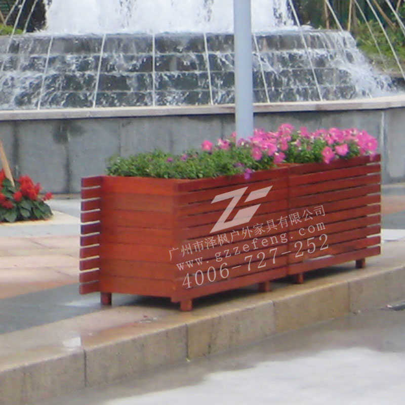 Z-HX-002戶外常規(guī)實(shí)木防腐木花箱