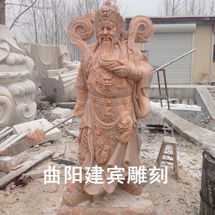 石雕關(guān)公像_關(guān)公雕像_石頭雕刻關(guān)羽雕塑_關(guān)公像價格