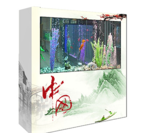 江蘇 中國風屏風立式魚缸廠家直銷 立式魚缸報價 立式魚缸供應商 立式魚缸廠家