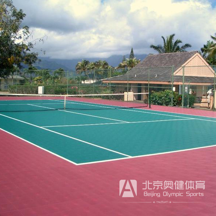 塑膠網(wǎng)球場地膠面層德克瑞Deco奧茵 廠家直銷