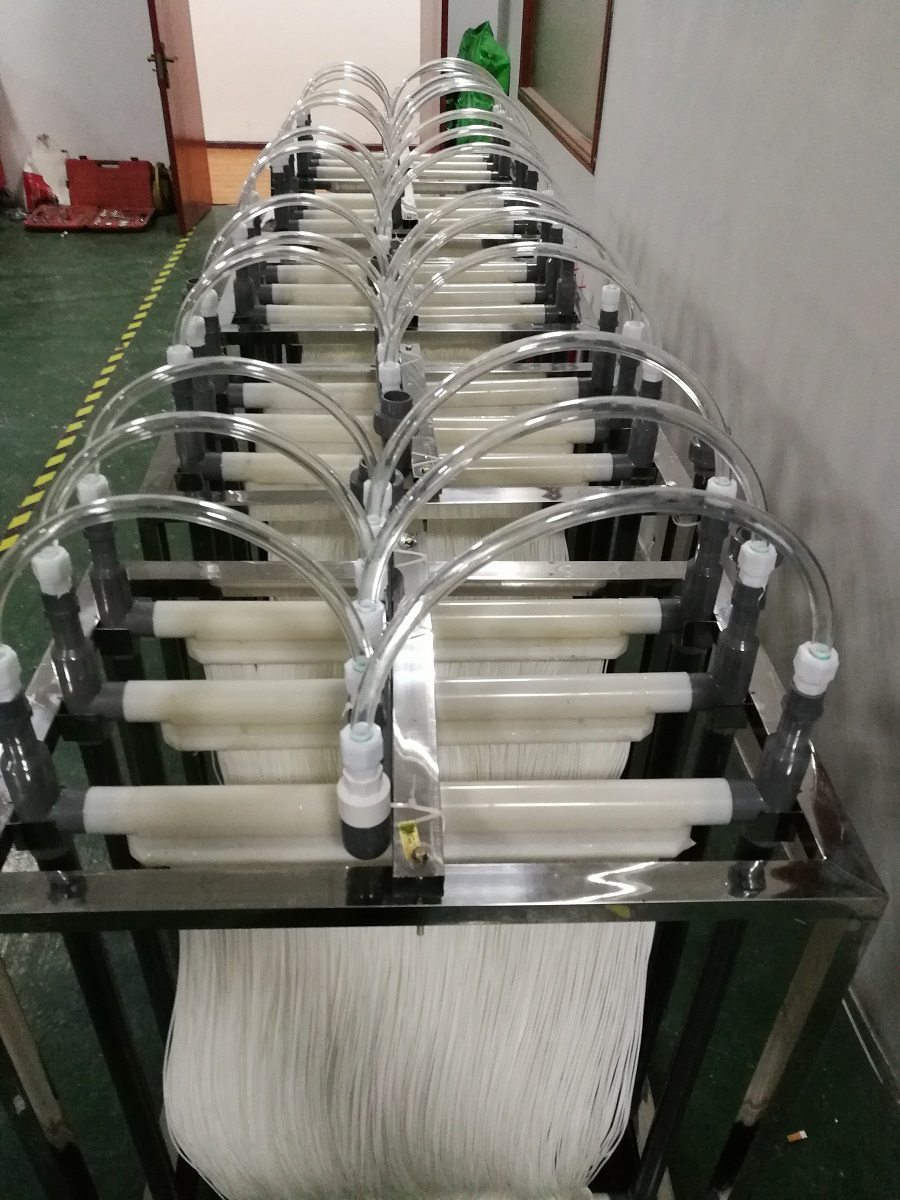 濰坊環(huán)保污水處理MBR膜萬熙環(huán)保簾式中空纖維微濾膜
