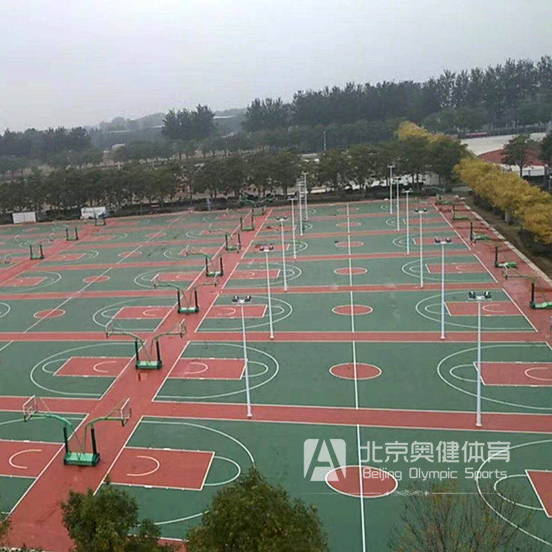 奧茵硅pu球場*地膠材料廠家直銷3mm施工上門