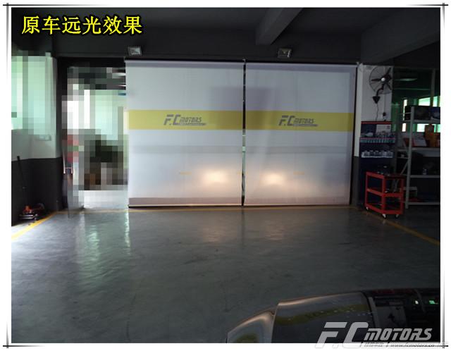 鋒程車改-東莞南城大眾邁騰 大燈升級進(jìn)口海拉五雙光透鏡