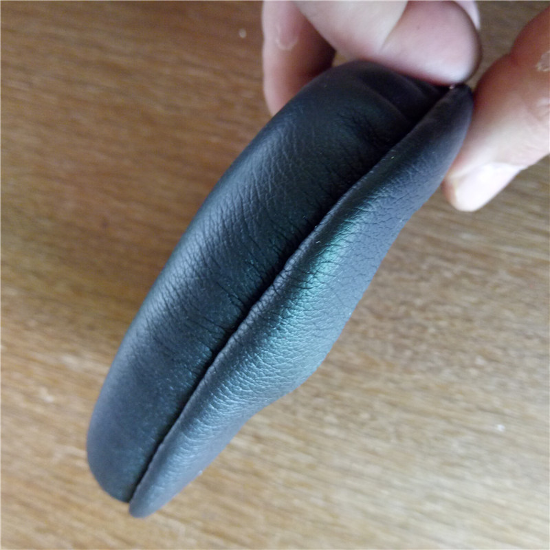 供應(yīng)耳機(jī)高周波壓皮耳套生產(chǎn)廠家/熱壓PU皮耳套價(jià)格