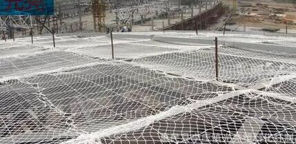 開拓網(wǎng)業(yè)專業(yè)生產(chǎn)白色防墜平網(wǎng)，兜網(wǎng)