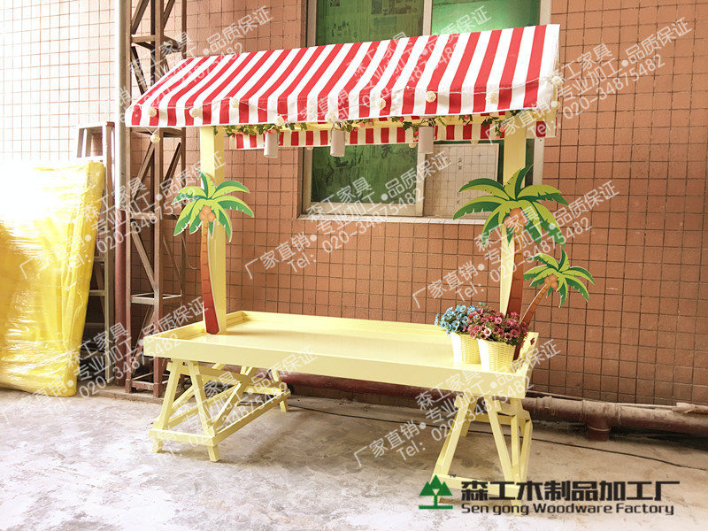 實木售貨車移動販賣車小吃車展示車