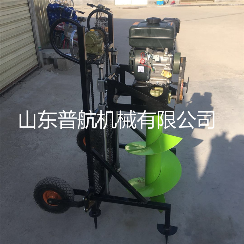手推電線桿打樁機    果園栽樹鉆孔機  挖坑機價格