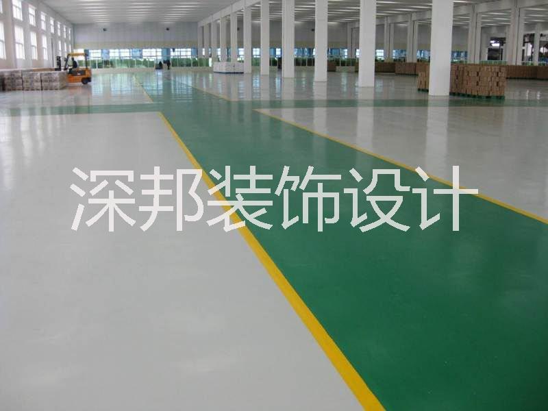 福永廠房改造工程深圳地坪漆裝修