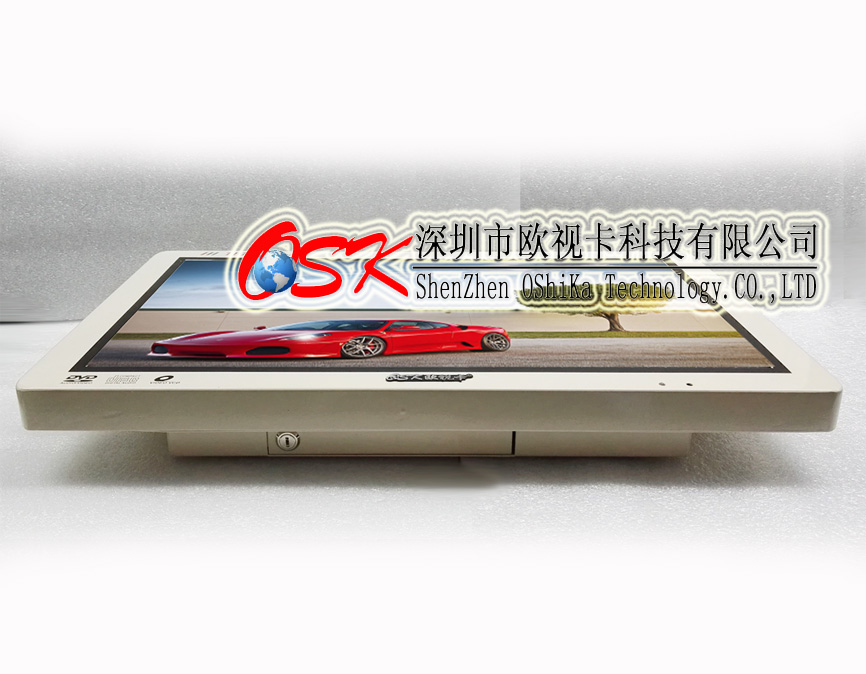 歐視卡18.5寸背掛公交車載顯示器 客車插卡SD卡播放器 HDMI